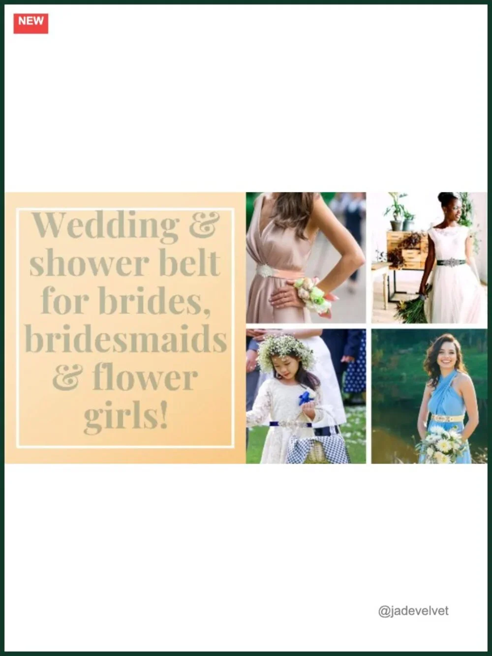 Bridal Wedding Belt Rhinestone Satin Sash
